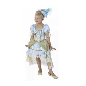 3838 Girl's Madame Florence Foster Jenkins Opera Halloween Costume Blue Dress 6